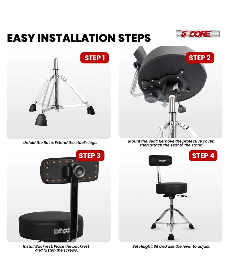 5Core Wireless Phone Charging Pad 15W Qi-Certified Fast Charger Mat Cargador