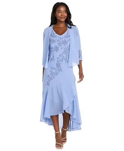 R & M Richards Women's Jacket and Double Tiered Dress