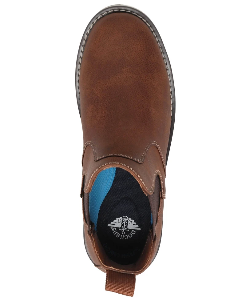 Dockers Men's Dylan Rugged Casual Chelsea Slip-On Boots