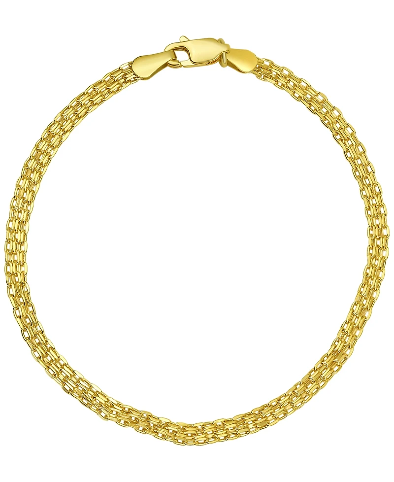 Macy's Bismark Link Bracelet in 18k Yellow Gold
