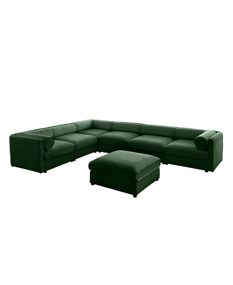 Streamdale Furniture Large Modular Sectional Sofa with Storage, Chenille