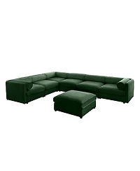 Streamdale Furniture Large Modular Sectional Sofa with Storage, Chenille