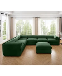 Streamdale Furniture Large Modular Sectional Sofa with Storage, Chenille