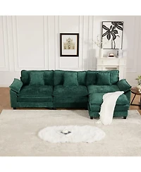 Streamdale Furniture Streamdale Cloud Couch: Flexible, Modular Chenille Sofa for Ultimate Comfort