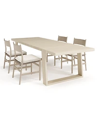 Dwell 5-Pc. Wood Rectangular Dining Set