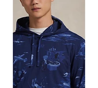 Polo Ralph Lauren Men's Long-Sleeve Animated Hooded T-Shirt