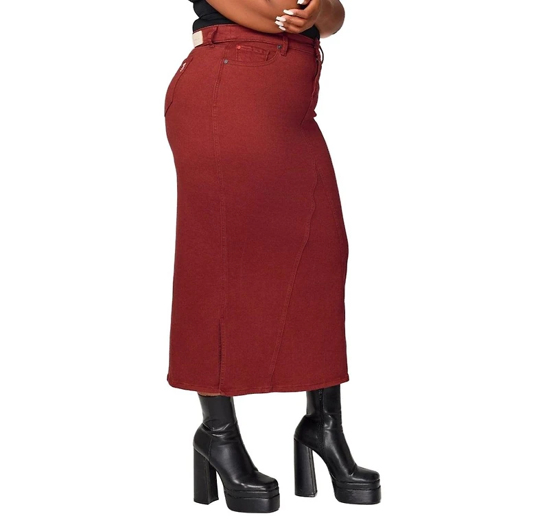 Slink Jeans Women's Color Maxi Skirt