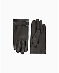 A|X Armani Exchange Men's Lamb Leather Gloves