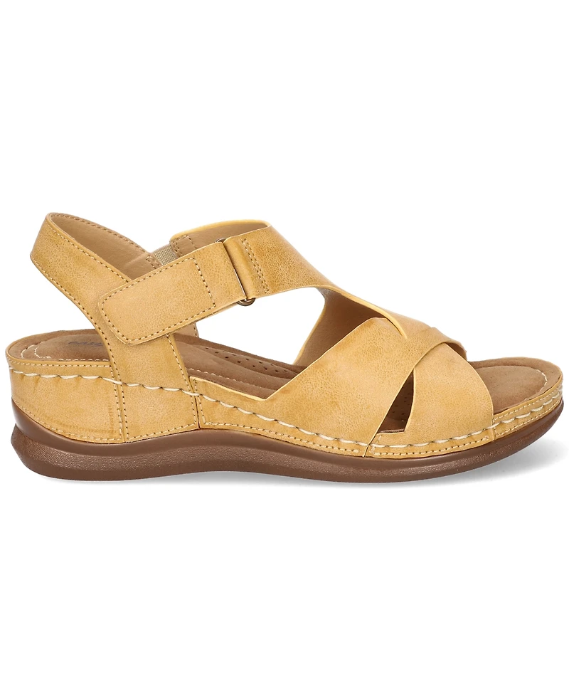 Easy Street Women's Lani Wedge Sandals