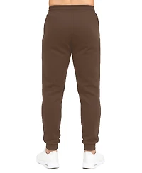 Blu Rock Men's Modern-Fit Heavyweight Jogger Sweatpants with Zipper Side Pockets
