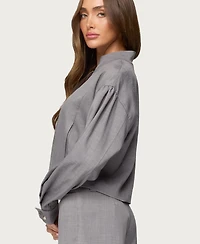 Edikted Women's Roshelle High Neck Jacket