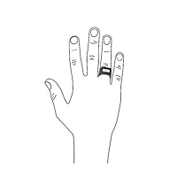 Bling Jewelry Large Square Word Dad Signet Band Ring Stainless Steel