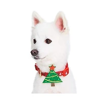 Blueberry Pet Christmas Dog Collar with Blingy Decor
