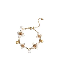 Retro Chic Iris Blossom Bracelet