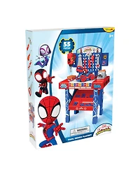 World Tech Toys Spidey and His Amazing Friends Tool Bench Playset with Take Apart Car