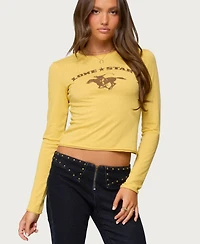 Edikted Women's Lone Star Long Sleeve T Shirt