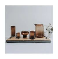 Verve Culture Handblown Glasses Highball Tamarind - Set of 4