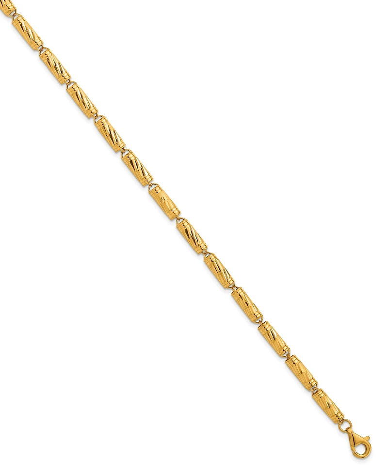 Macy's Bamboo Chain Necklace in 24K Yellow Gold