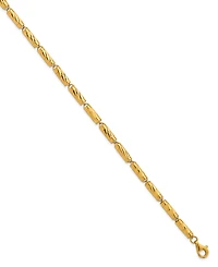 Macy's Bamboo Chain Necklace in 24K Yellow Gold