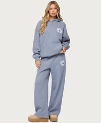 Edikted Womens Tropical Bloom Hoodie