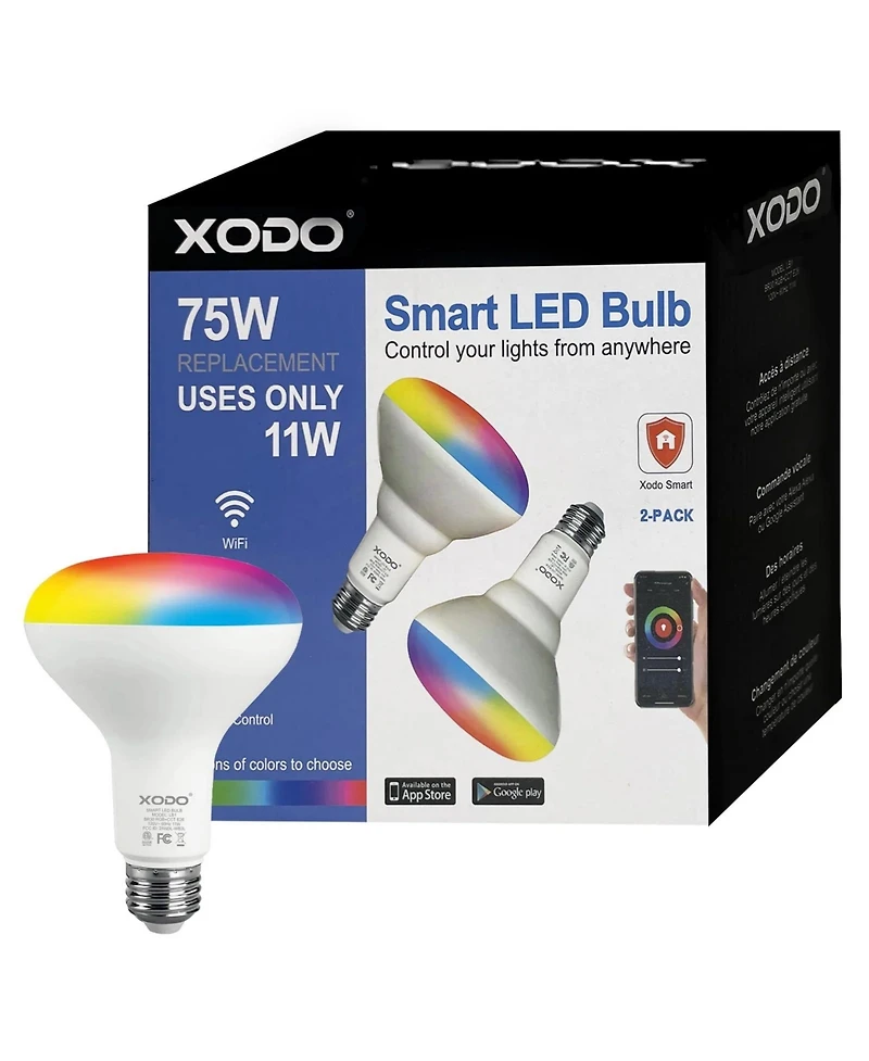 Contixo LB1 Smart Wi-Fi BR30 E26 Dimmable Flood Light Bulb