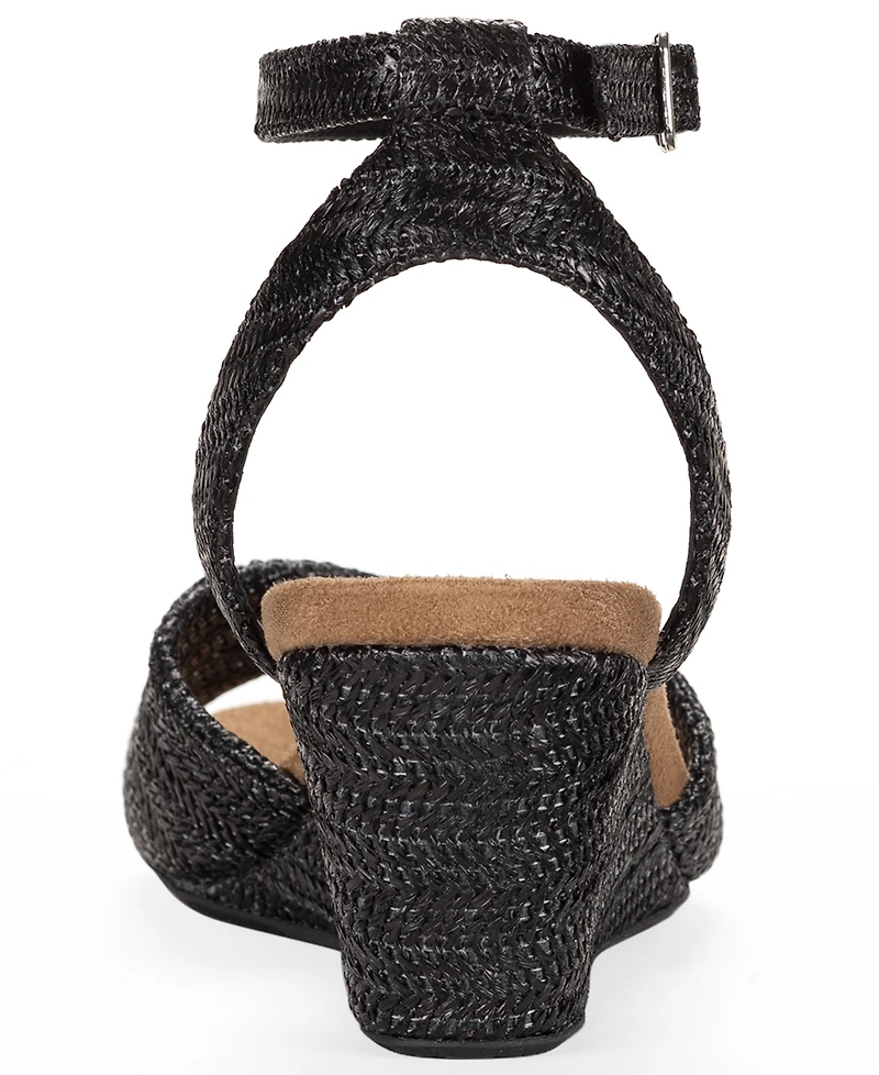 Style & Co Women's Milliee Round Toe Wedge Sandals, Macy's Exclusive