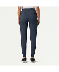 Jaanuu Women's Rubi 6-Pocket Slim Knit Scrub Jogger