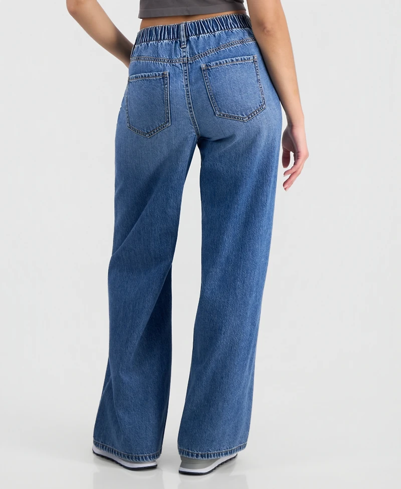 Celebrity Pink Juniors' Baggy Wide-Leg Jeans