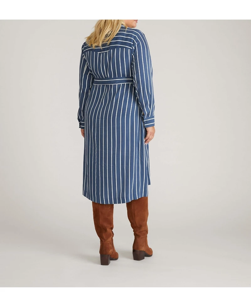 Universal Standard Women's Plus Cooling Stretch Cupro Savannah Dress