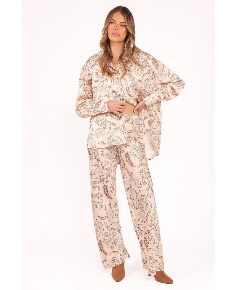 Petal and Pup Women's Rosalie Satin Pant