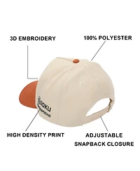 Dragon Ball Z Men's Saiyan Traditional Snapback Cap