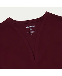 Jaanuu Women's Calix 2-Pocket Tailored V-Neck Scrub Top