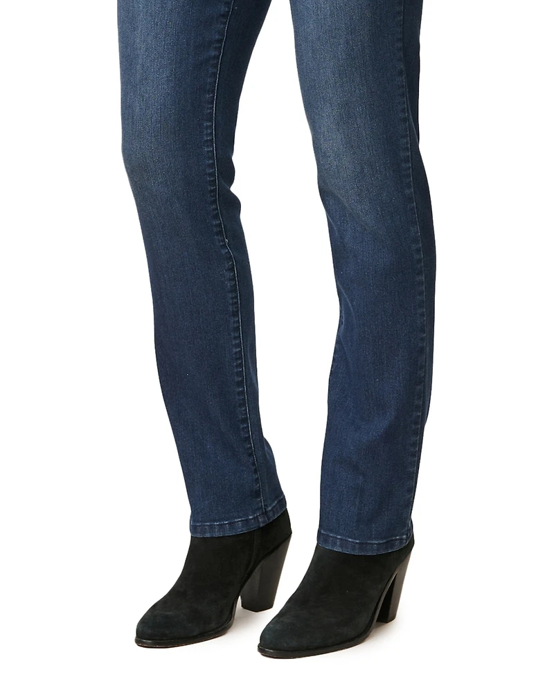 Democracy Petite Ab Solution High-Rise Straight Leg Jeans