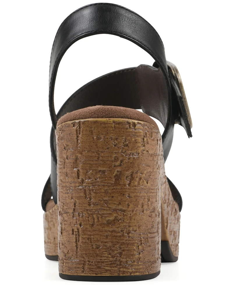 White Mountain Women's Barb Platform Sandal