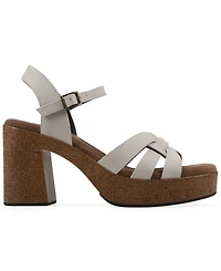White Mountain Women's Barista Platform Sandal