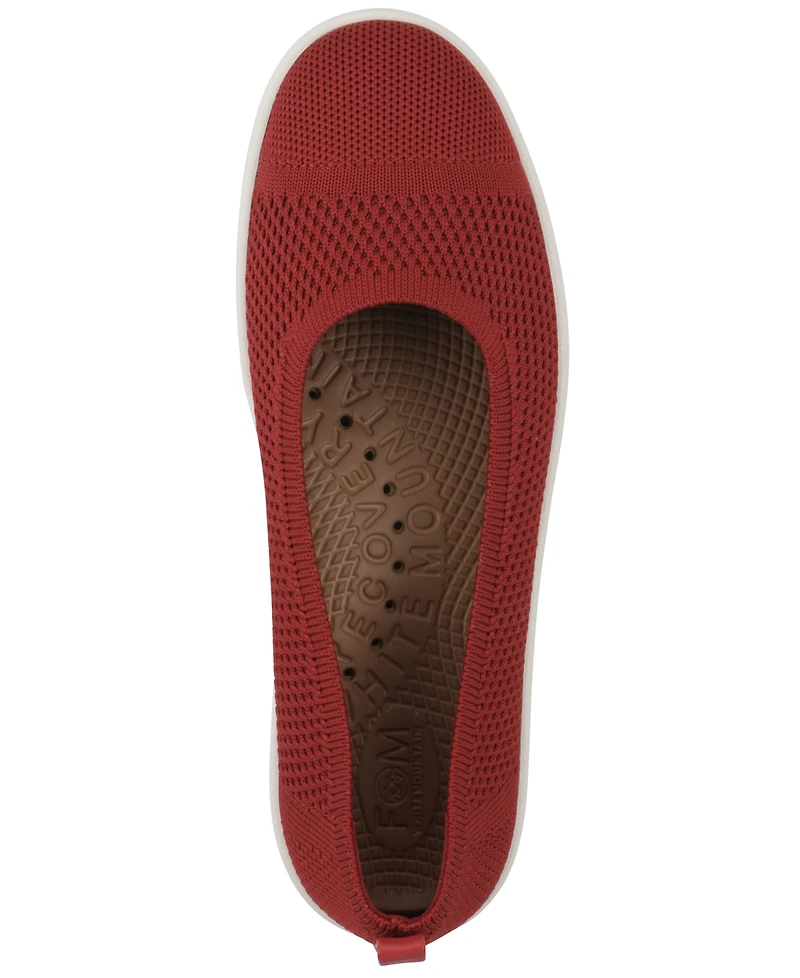 White Mountain Women's Naveen Fom Slip-on Sneaker