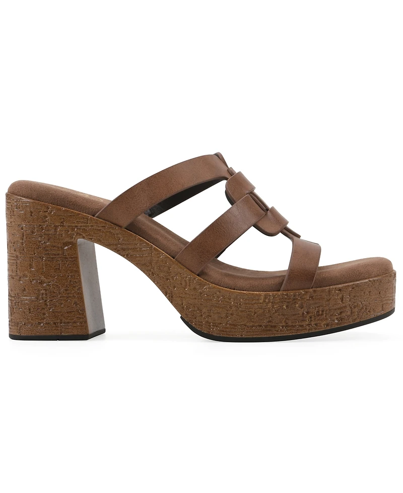White Mountain Women's Barillo Platform Sandals