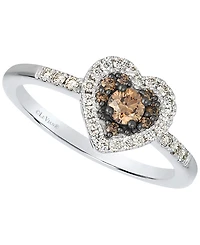 Le Vian Chocolate Diamond (0.24 ct. t.w.) & Vanilla Diamond (0.19 ct. t.w.) Ring in 14k Vanilla Gold