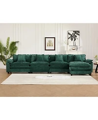 Streamdale Furniture Streamdale Cloud Couch: Flexible, Modular Chenille Sofa for Ultimate Comfort