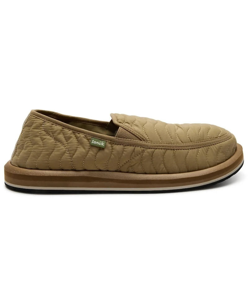 Sanuk Men's Dony Cozy Quilted Slip-On Shoes