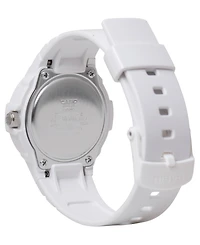 Casio Women's Japanese Quartz White Resin Watch, 34.7mm