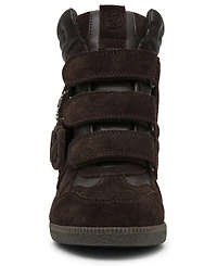 Steve Madden Women's Mavis High-Top Lace-Up Wedge Sneakers