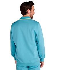 Puma Men's Knit Collar Embroidered Cat Logo Track Jacket