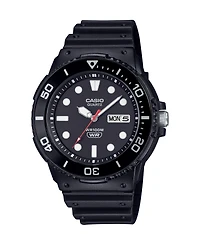 Casio Men's Analog Black Resin Watch 44.6mm