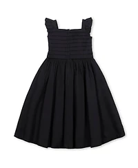 Hope & Henry Big Girls Organic Pleated Bodice Sateen Party Dress