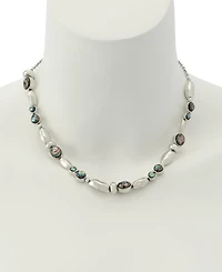 Robert Lee Morris Soho Abalone Beaded Collar Necklace