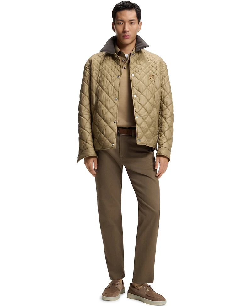 Boss by Hugo Boss Men's Mercerized-Cotton Double B Monogram Polo Shirt