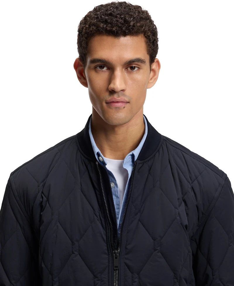 Boss by Hugo Men's Onion Quilting Water-Repellent Jacket