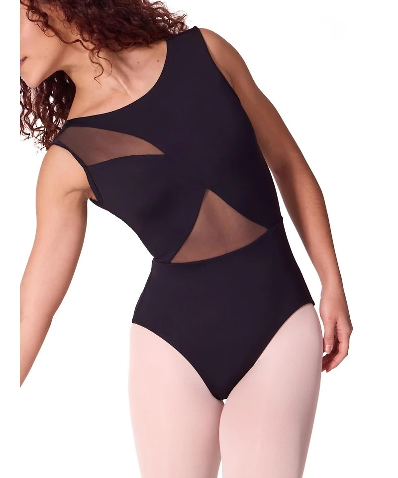 Capezio Women's Soft Elegance Asymmetrical Boat Neck Leotard