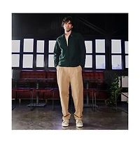 Campus Sutra Men's Emerald Green Corduroy Rider Jacket